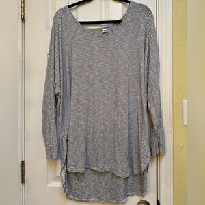 Old Navy LUXE Long-Sleeve Scoop Neck Tunic Top size XXL